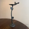 Kandelaar Zwart ‘Vogel’ | 40cm | Chique-Living