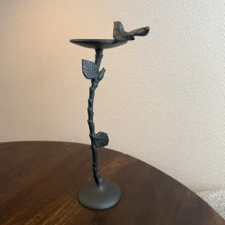 Kandelaar Zwart ‘Vogel’ | 40cm | Chique-Living