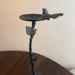 Kandelaar Zwart ‘Vogel’ | 40cm | Chique-Living