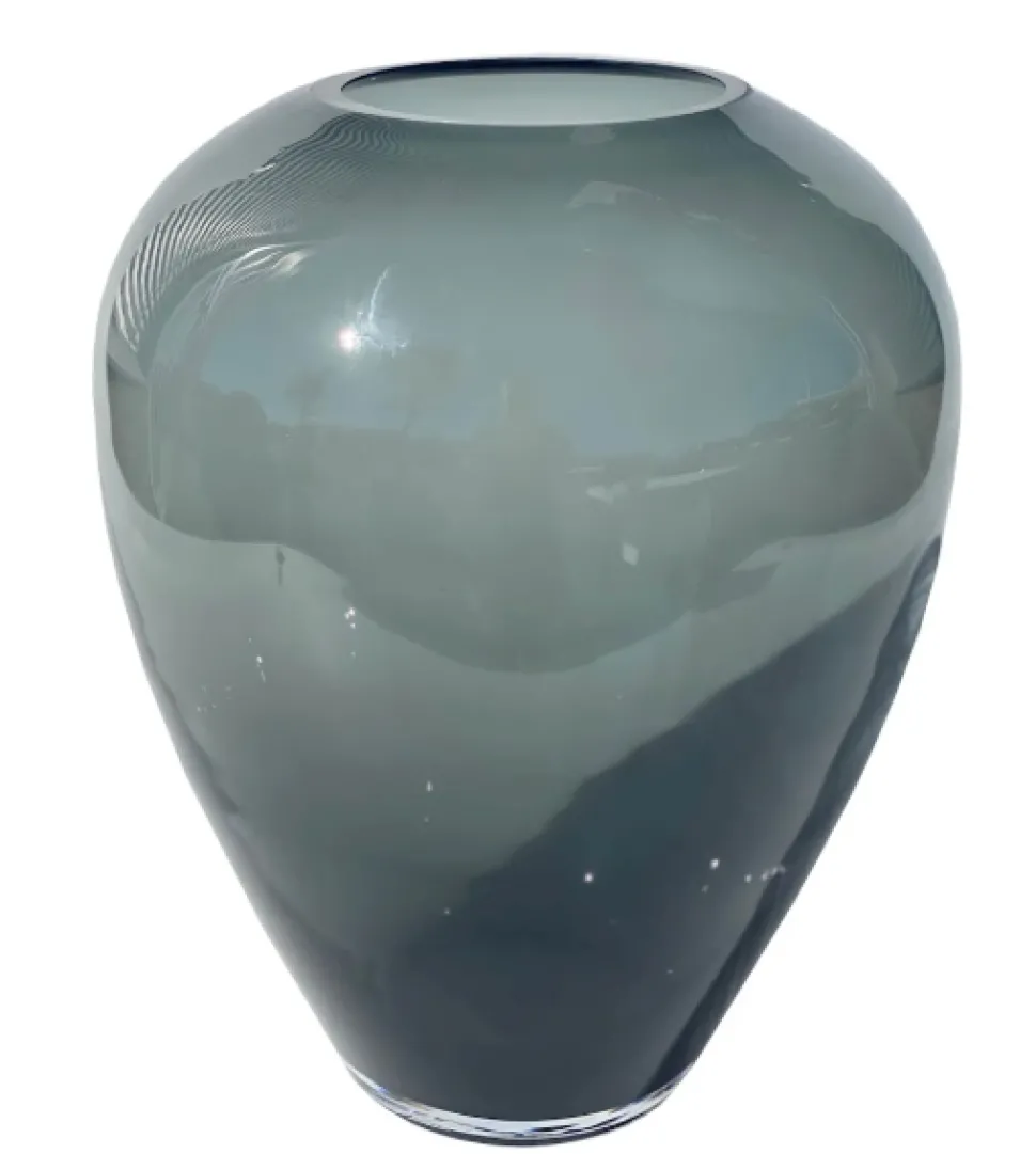Kander Vaas Smoke Grey – Vase The World | Grote vaas in 2 maten