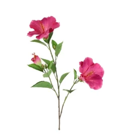 Kunstbloem Hibiscus XL Roze – 102 cm Hoog | Realistische kunstbloemen