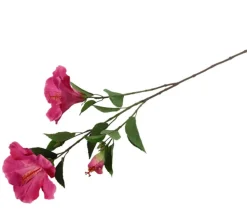 Kunstbloem Hibiscus XL Roze – 102 cm Hoog | Realistische kunstbloemen
