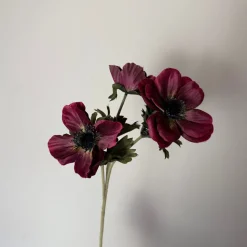 Kunstbloemen Anemoon | Aubergine | Chique-Living