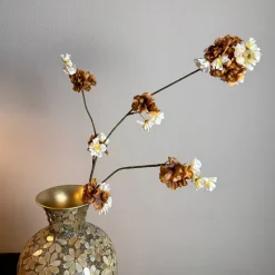 Kunstbloemen Bloesem | Bruin/Creme | Chique-Living