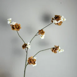 Kunstbloemen Bloesem | Bruin/Creme | Chique-Living