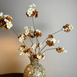 Kunstbloemen Bloesem | Bruin/Creme | Chique-Living