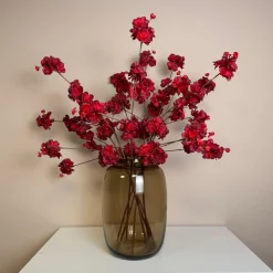 Kunstbloemen Bloesem | Red | 85cm | Chique-Living