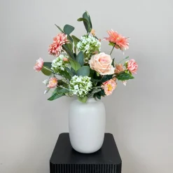 Kunstbloemen Boeket ‘Basic’ | Inclusief Vaas | Chique-Living