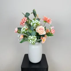 Kunstbloemen Boeket ‘Basic’ | Inclusief Vaas | Chique-Living
