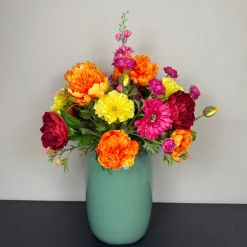Kunstbloemen Boeket ‘Sunny Vibe’ – Met of Zonder Vaas | Chique-Living