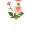 Kunstbloemen Dahlia Peach x3 66cm – Volle Tak met 3 Bloemen