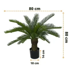 Kunstplant Cycaspalm 80cm – Compact & Tropisch Stijlvol