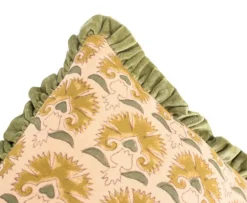 Kussen ‘Batik met Roezels’ Rose kopen | Luxe Sierkussen 45x45cm met Batikprint | Chique Living
