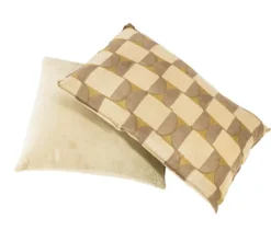 Kussen ‘Square’ Oker kopen | Luxe Sierkussen 40x60cm met Binnenkussen | Chique Living