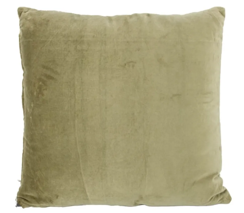 Kussen Velours Groen kopen | Luxe Velvet Sierkussen 45x45cm | Chique Living
