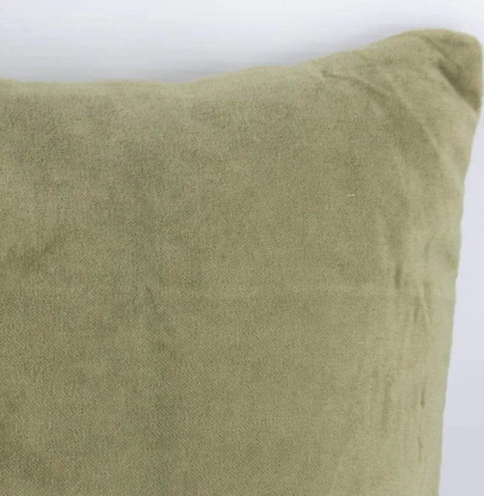 Kussen Velours Groen kopen | Luxe Velvet Sierkussen 45x45cm | Chique Living