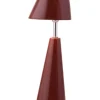 LED Bureaulamp ‘Dot’ Burgundy kopen | Draadloze Tafellamp op Accu met Kleurstanden | Chique Living