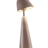 LED Bureaulamp ‘Dot’ Taupe kopen | Draadloze Tafellamp op Accu met Kleurstanden | Chique Living