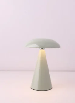 LED Bureaulamp ‘Mushie’ Groen kopen | Draadloze Tafellamp op Accu met Kleurstanden | Chique Living