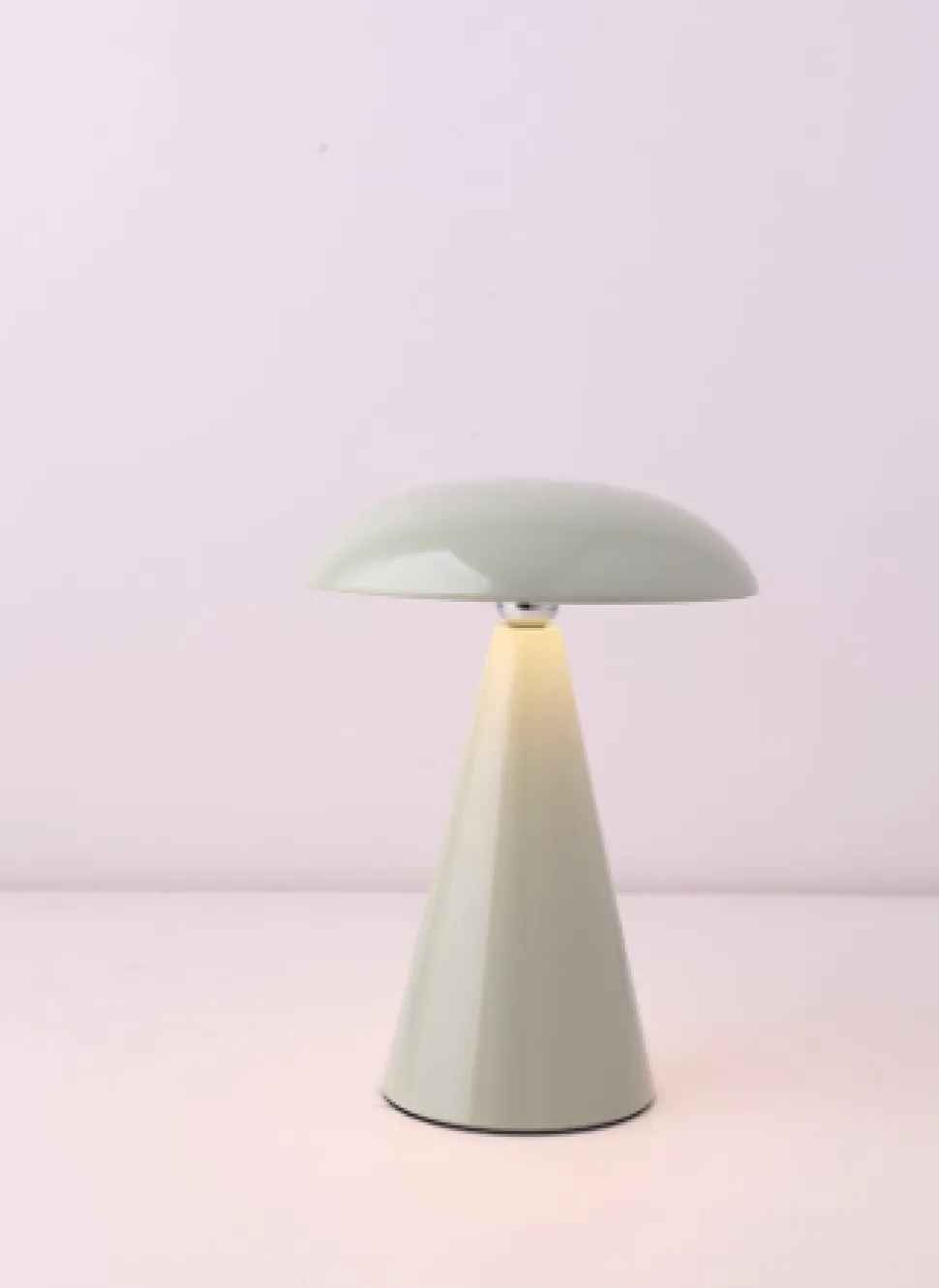 LED Bureaulamp ‘Mushie’ Groen kopen | Draadloze Tafellamp op Accu met Kleurstanden | Chique Living