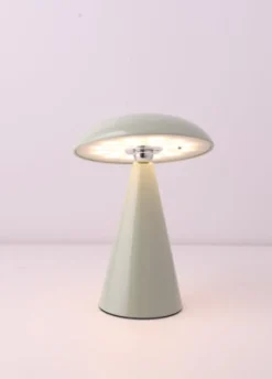 LED Bureaulamp ‘Mushie’ Groen kopen | Draadloze Tafellamp op Accu met Kleurstanden | Chique Living