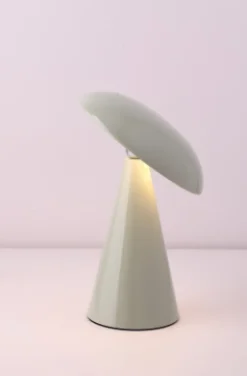 LED Bureaulamp ‘Mushie’ Groen kopen | Draadloze Tafellamp op Accu met Kleurstanden | Chique Living