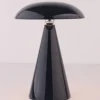 LED Bureaulamp ‘Mushie’ kopen | Draadloze Tafellamp op Accu met Kleurstanden | Zwart | Chique Living