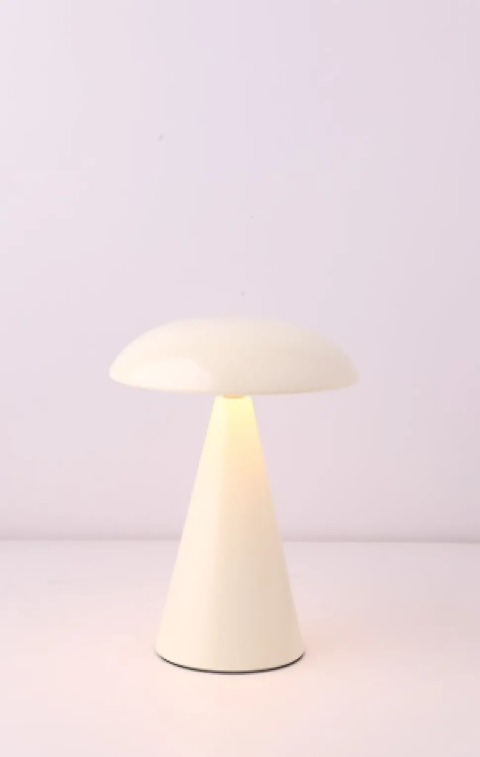 LED Bureaulamp ‘Mushie’ Wit kopen | Draadloze Tafellamp op Accu met Kleurstanden | Chique Living