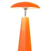 LED Tafellamp 'Piazza' Op Accu | Oranje | 16,5x16,5x36cm | Chique-Living