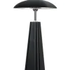 LED Tafellamp 'Piazza' Op Accu | Zwart | 16,5x16,5x36cm | Chique-Living