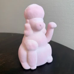 Lucky Poodle | Velvet Roze | 17cm | Chique-Living