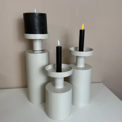 Luxe Beige Kandelaar | Vase The World | Verkrijgbaar in 3 maten | Chique-Living