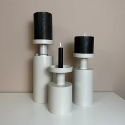 Luxe Beige Kandelaar | Vase The World | Verkrijgbaar in 3 maten | Chique-Living