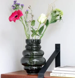 Maputo Vaas Smoke Grey – Vase The World | Gelaagd design in 2 maten