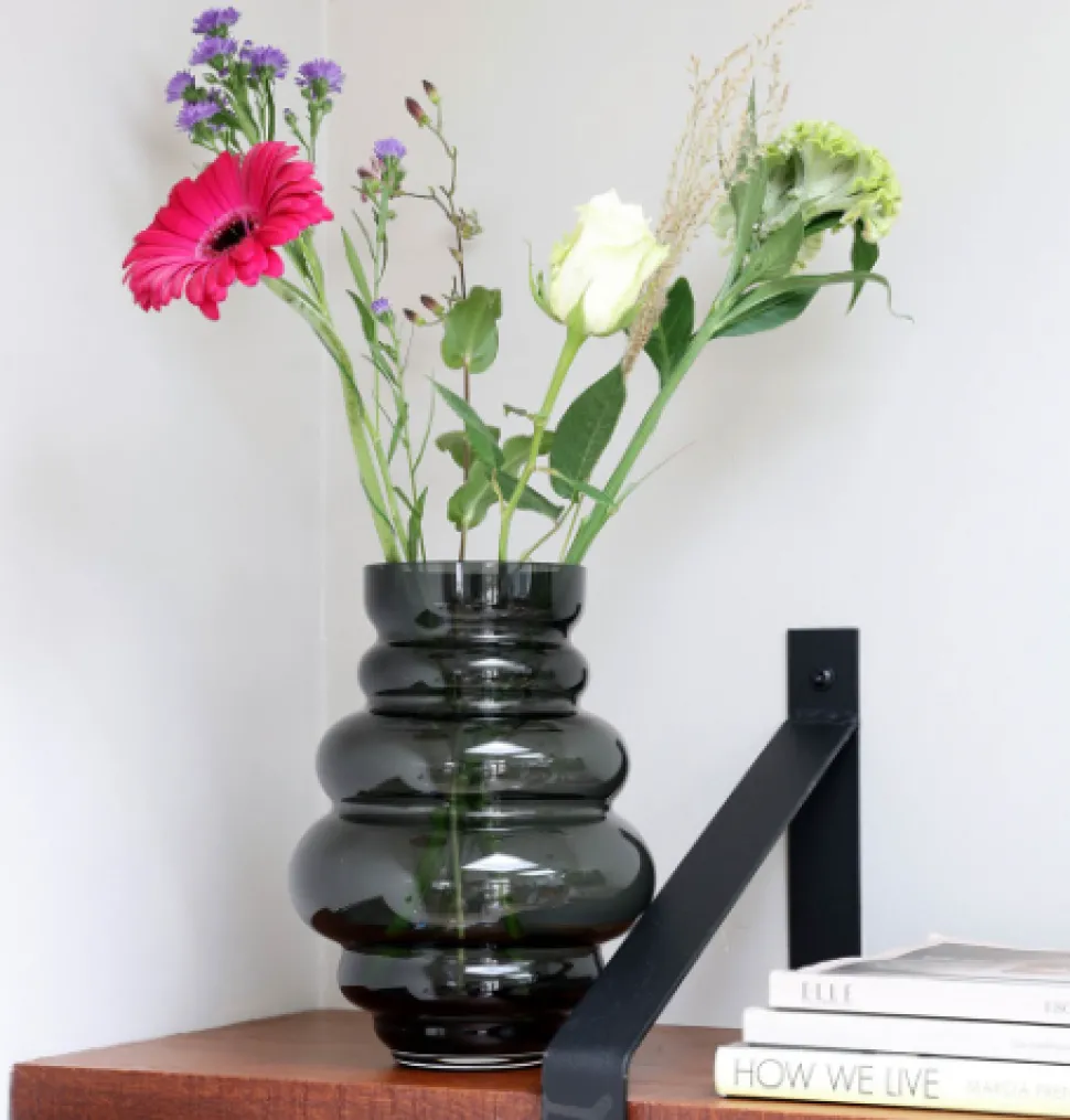 Maputo Vaas Smoke Grey – Vase The World | Gelaagd design in 2 maten