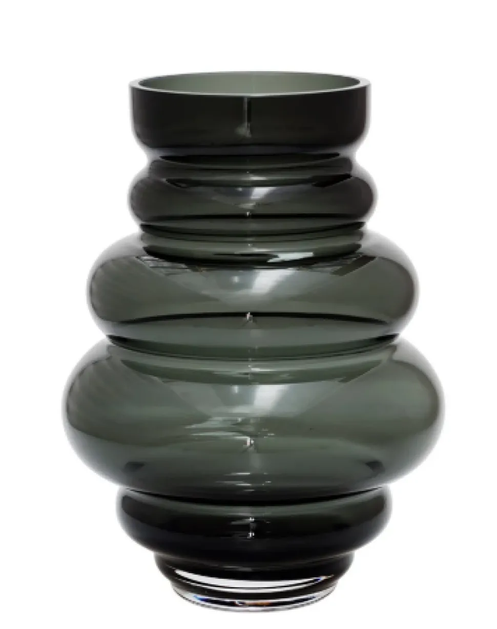 Maputo Vaas Smoke Grey – Vase The World | Gelaagd design in 2 maten