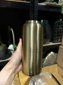 Metalen Vaas Goud | 8x8x19cm | Chique-Living