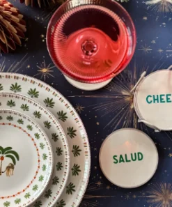 Onderzetters met Houder – Cheers Collectie (6 stuks) | Chique-Living