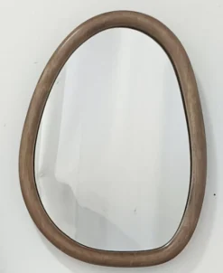 Organische Vorm Spiegel 29,5×39,5 cm – Houten Lijst | Chique-Living