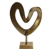 Ornament 'Casa Nova' Aged Brass | Vase The World | L26 x B7 x H37 cm | Chique-Living