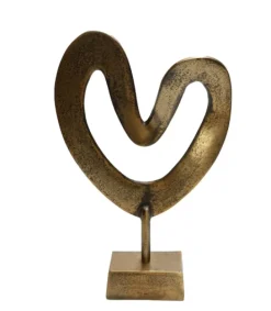 Ornament 'Casa Nova' Aged Brass | Vase The World | L26 x B7 x H37 cm | Chique-Living