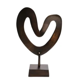 Ornament 'Casa Nova' Bronze | Vase The World | L26 x B7 x H37 cm | Chique-Living