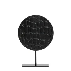 Ornament Op Voet 'Persega' | Zwart | Light & Living | Verkrijgbaar in 2 maten | Chique-Living