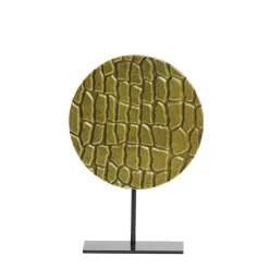 Ornament Op Voet 'Persega' | Light & Living | Zwart/Goud | 36x7,5x51,5 cm | Chique-Living