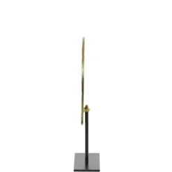 Ornament Op Voet 'Persega' | Light & Living | Zwart/Goud | 36x7,5x51,5 cm | Chique-Living