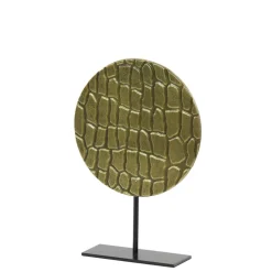 Ornament Op Voet 'Persega' | Light & Living | Zwart/Goud | 36x7,5x51,5 cm | Chique-Living