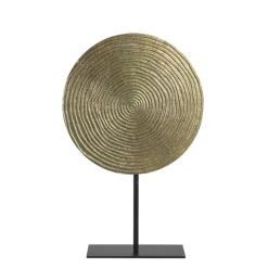 Ornament Op Voet 'Rawas' | Light & Living | Zwart/Goud | Verkrijgbaar in 2 maten | Chique-Living