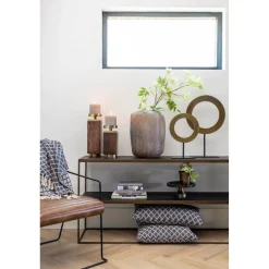 Ornament Op Voet 'Waiwo' | Light & Living | Goud/zwart | Verkrijgbaar in 2 maten | Chique-Living