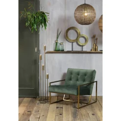 Ornament Op Voet 'Waiwo' | Light & Living | Goud/zwart | Verkrijgbaar in 2 maten | Chique-Living