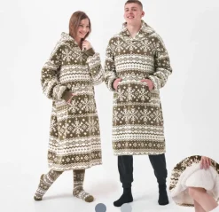 Oversized Hoodie Deken | Olijfgroen | 70x110cm | Chique-Living